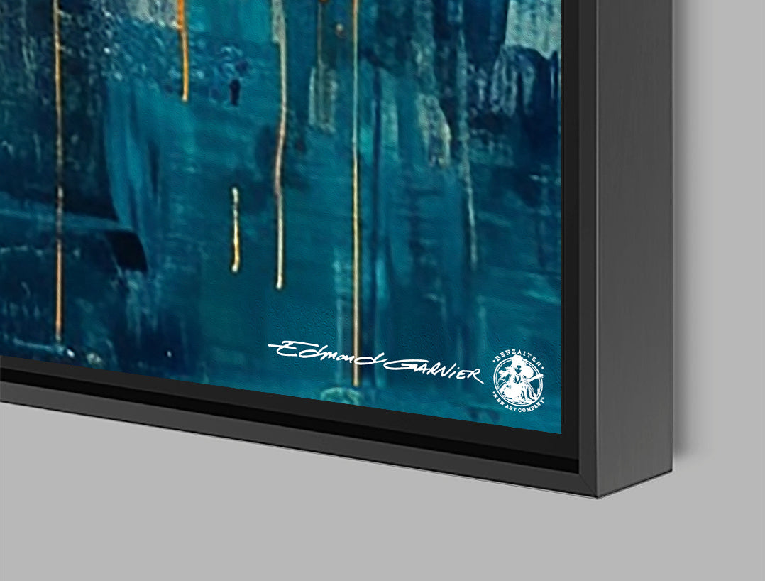 Attente – Peinture figurative introspective par Edmond Garnier