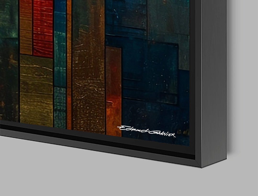 Babylone – Peinture futuriste introspective par Edmond Garnier