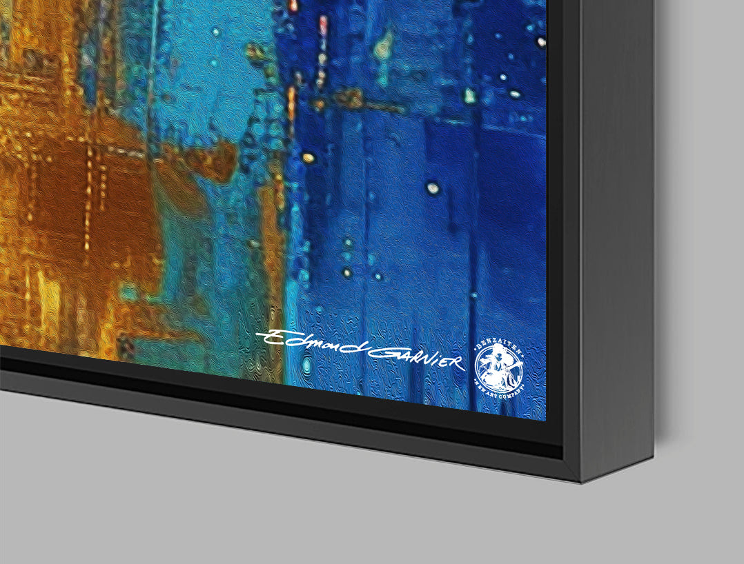 Concentration – Peinture figurative introspective par Edmond Garnier