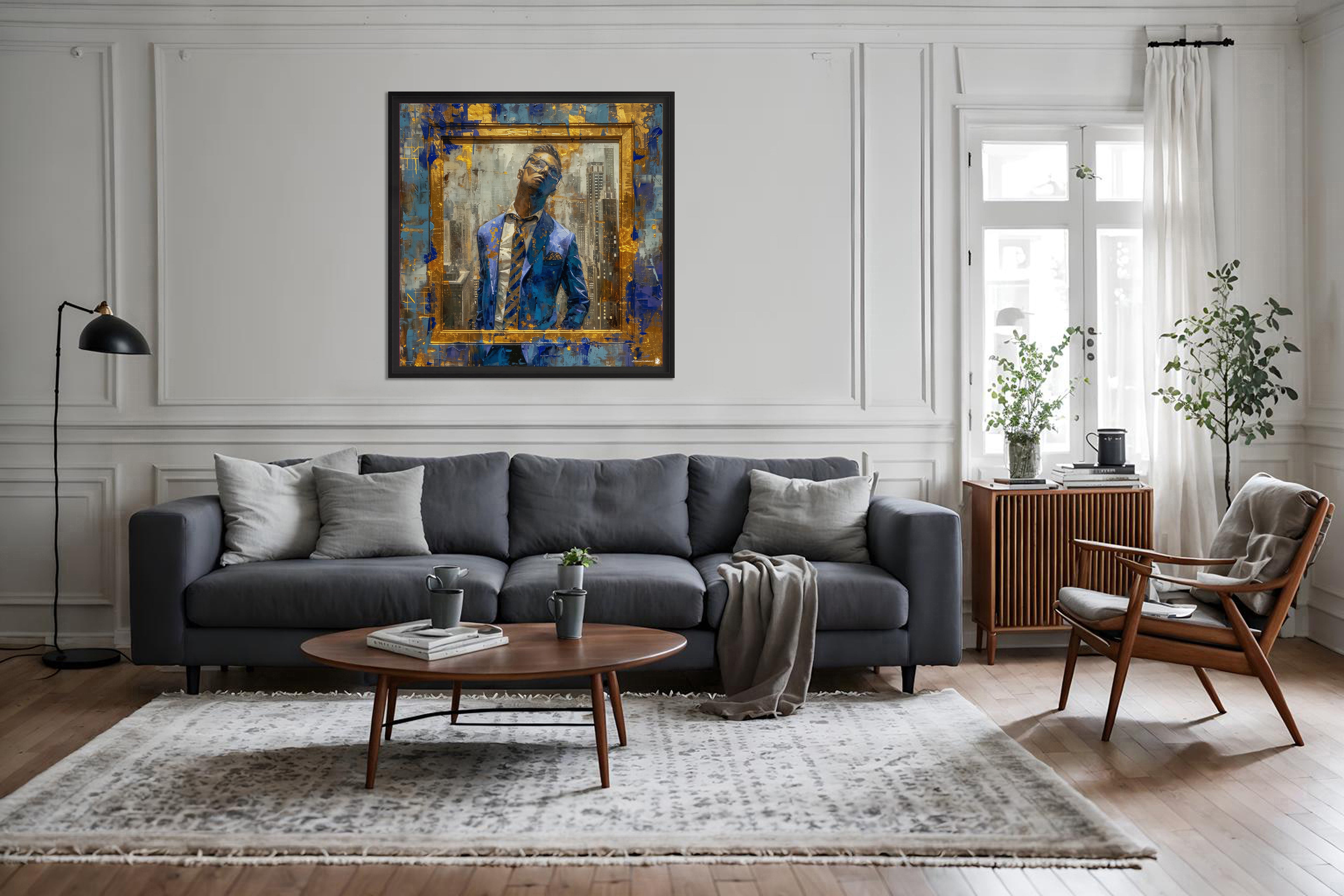 Espérance – Peinture figurative introspective par Edmond Garnier