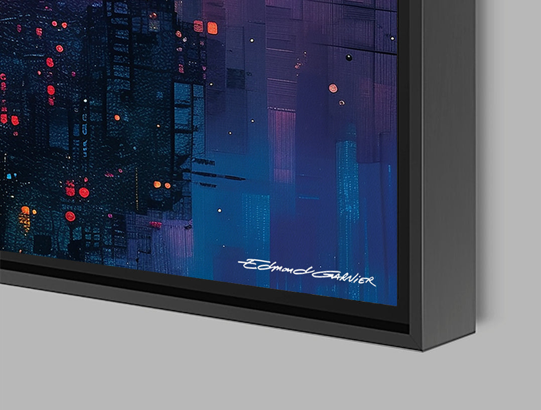 Hyperborée – Peinture futuriste introspective par Edmond Garnier
