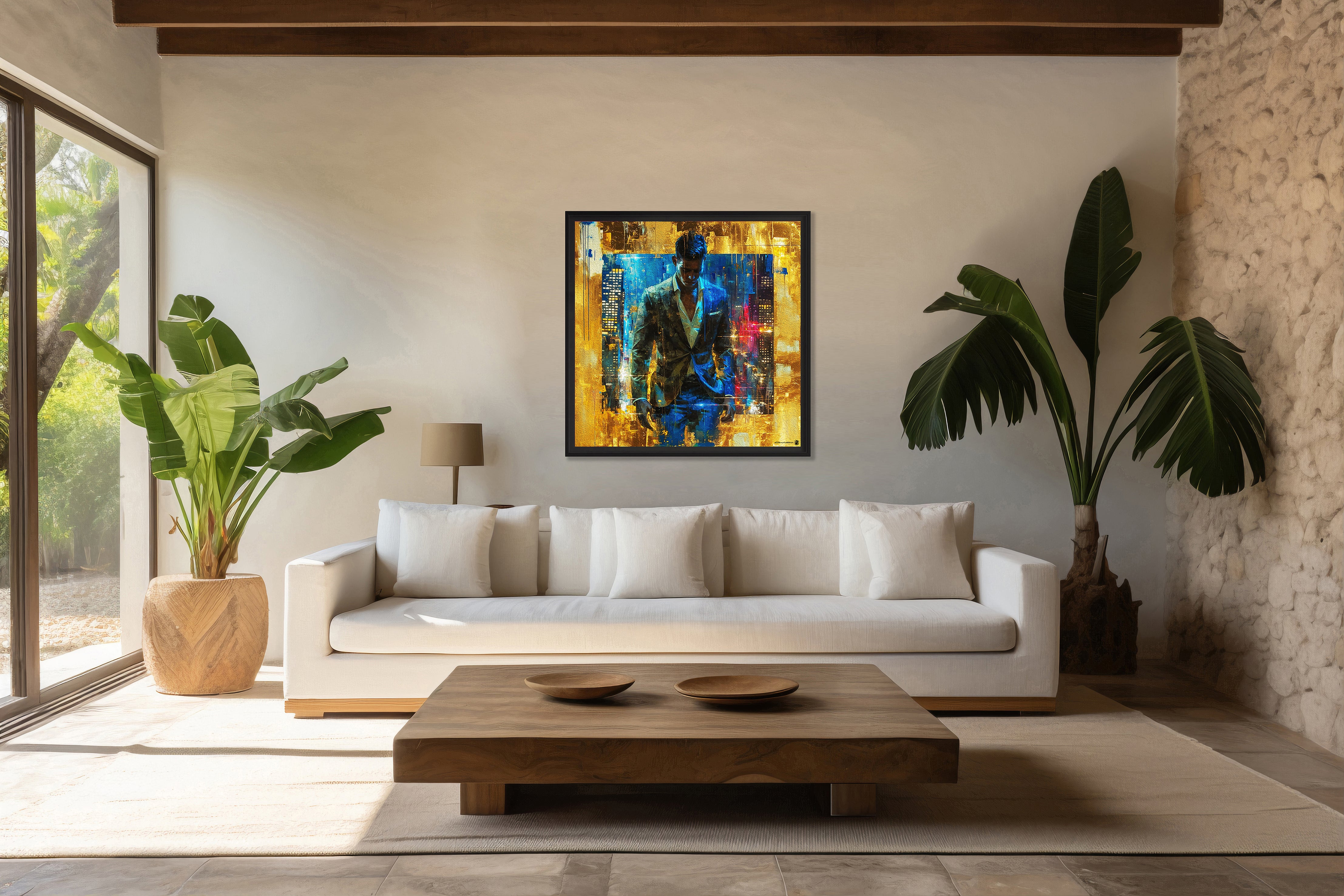 Incompris – Peinture figurative introspective par Edmond Garnier