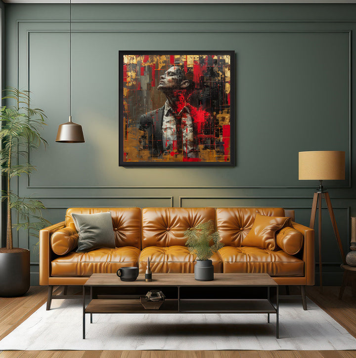 Inspiration – Peinture figurative introspective par Edmond Garnier