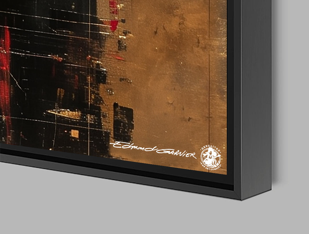 Introspection – Peinture figurative introspective par Edmond Garnier