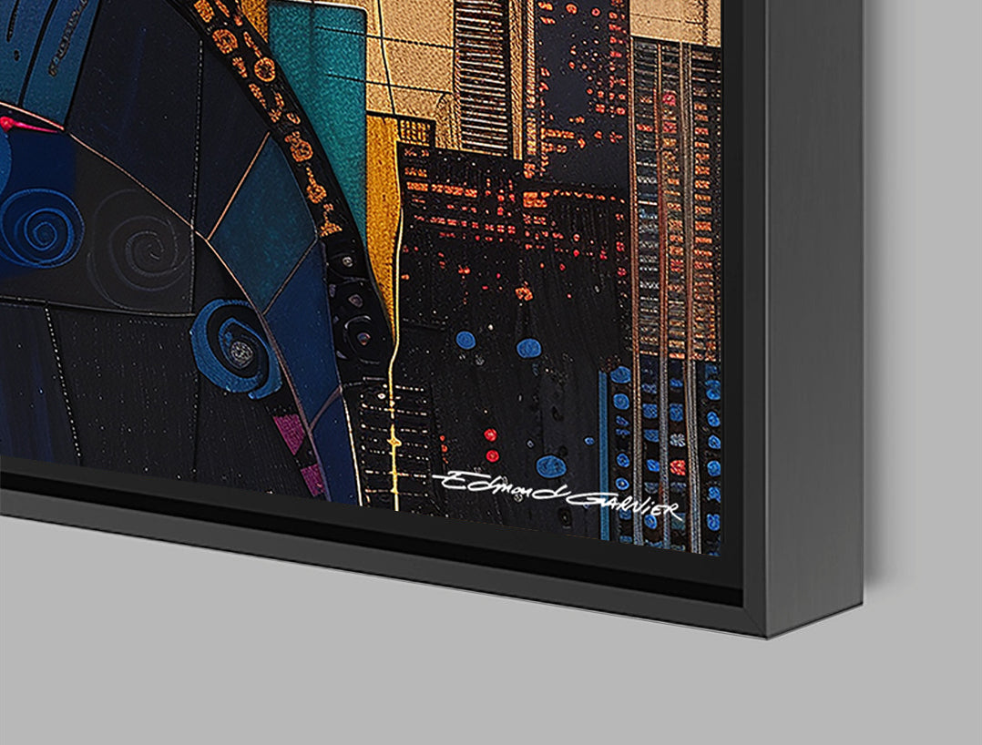 Nakara – Peinture futuriste introspective par Edmond Garnier