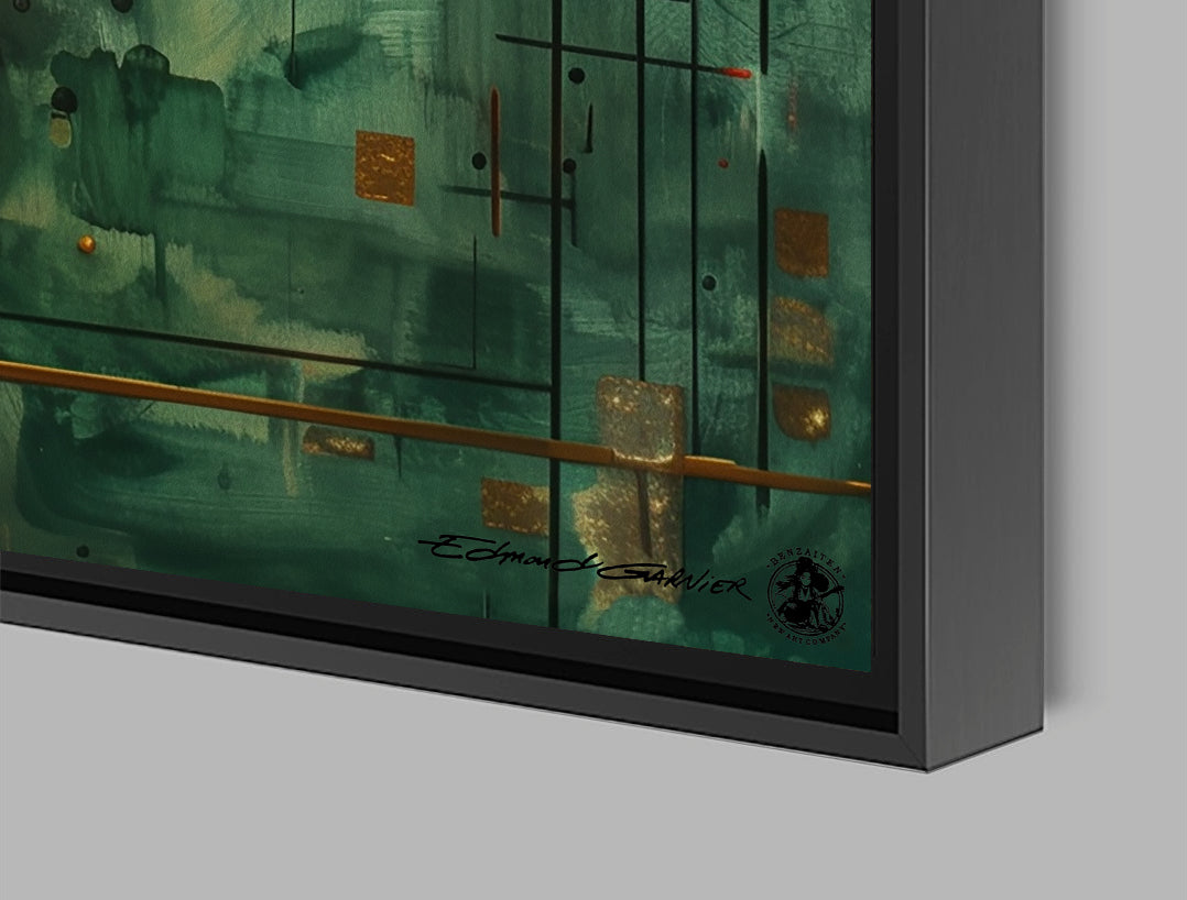 Recadrage – Peinture figurative introspective par Edmond Garnier