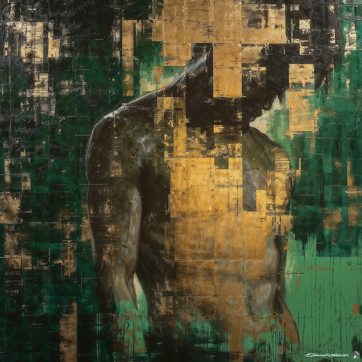Revanche – Peinture figurative introspective par Edmond Garnier