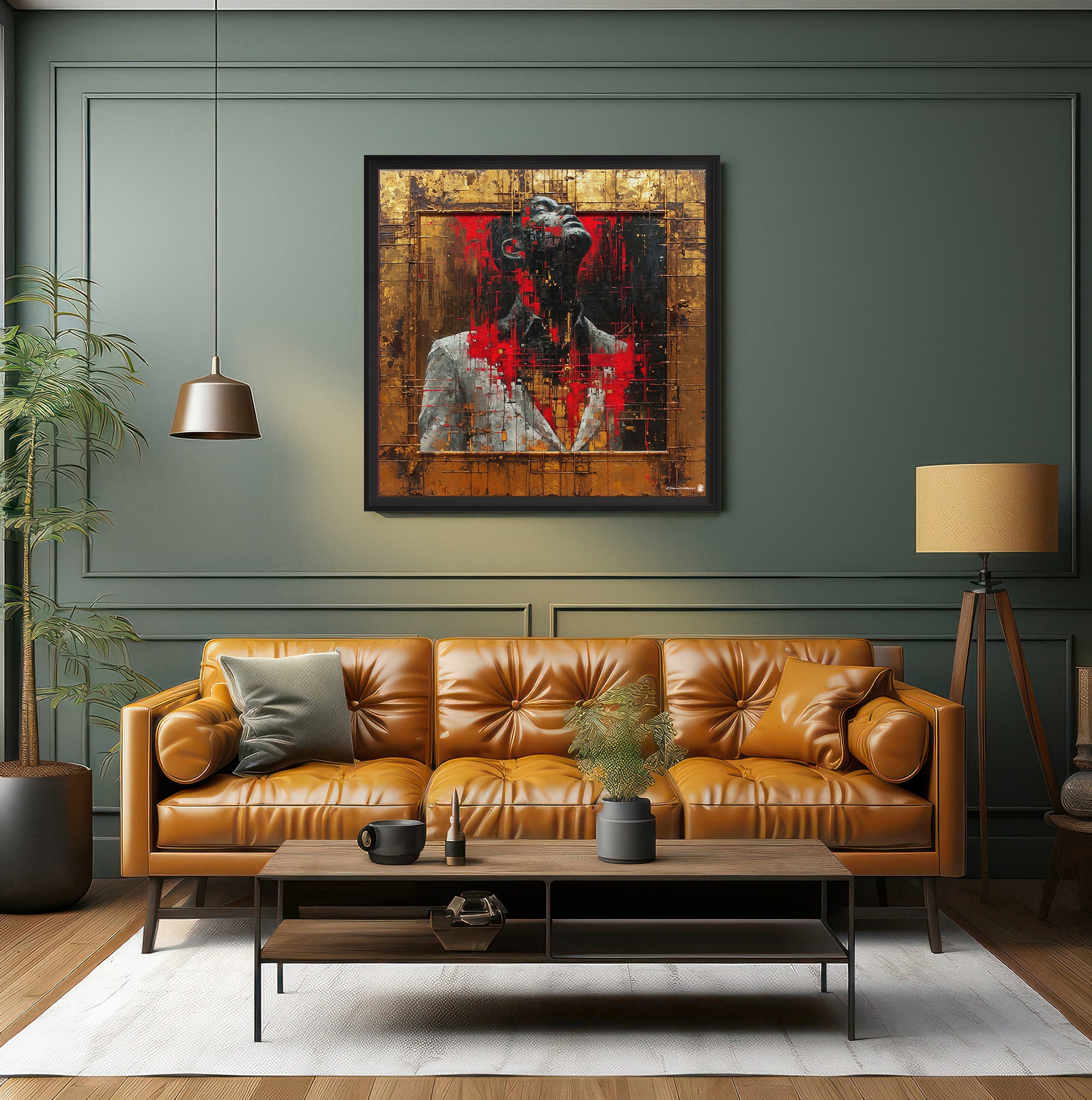 "Sentiment – Peinture abstraite expressive par Edmond Garnier"