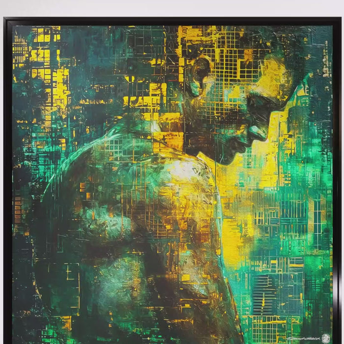 Patience – Peinture figurative introspective par Edmond Garnier