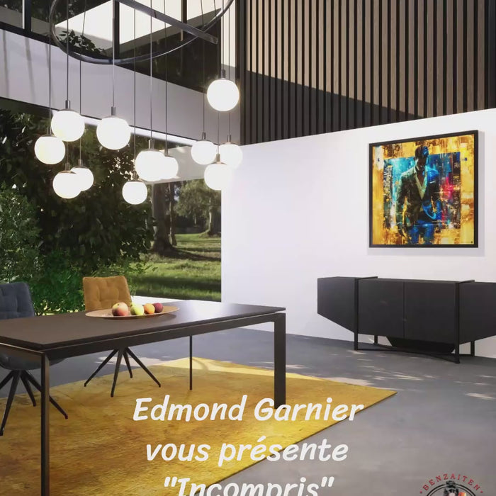 Incompris – Peinture figurative introspective par Edmond Garnier