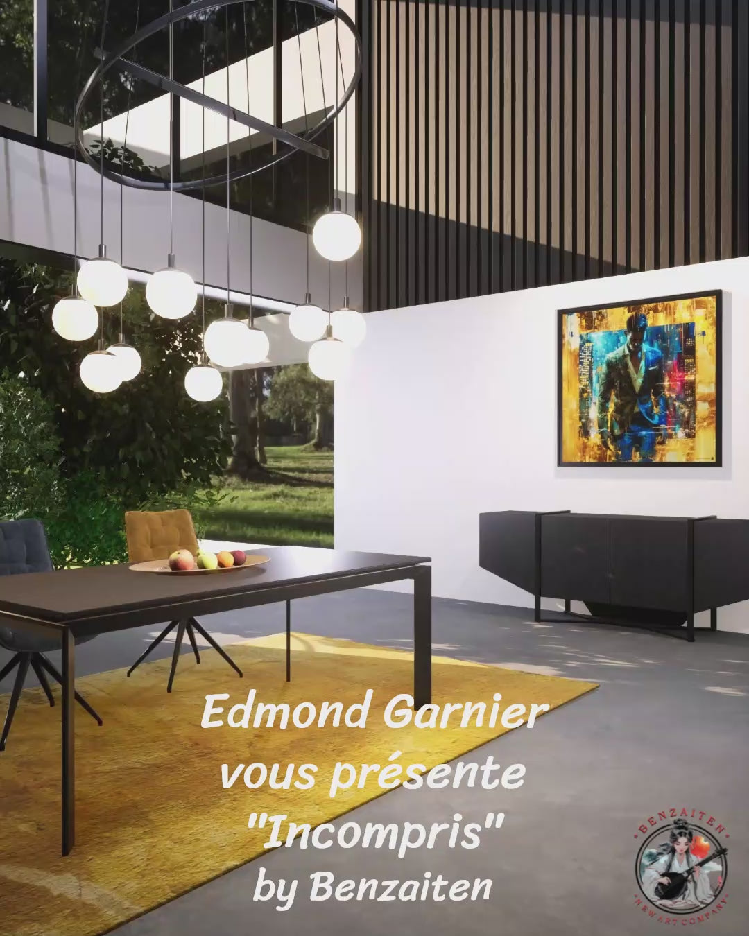 Incompris – Peinture figurative introspective par Edmond Garnier