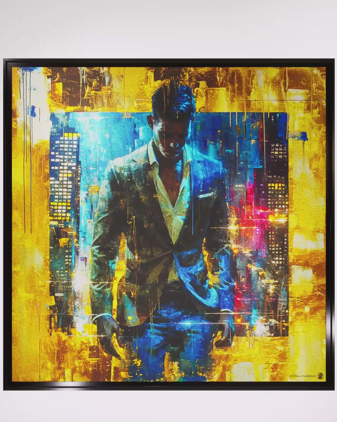 Incompris – Peinture figurative introspective par Edmond Garnier