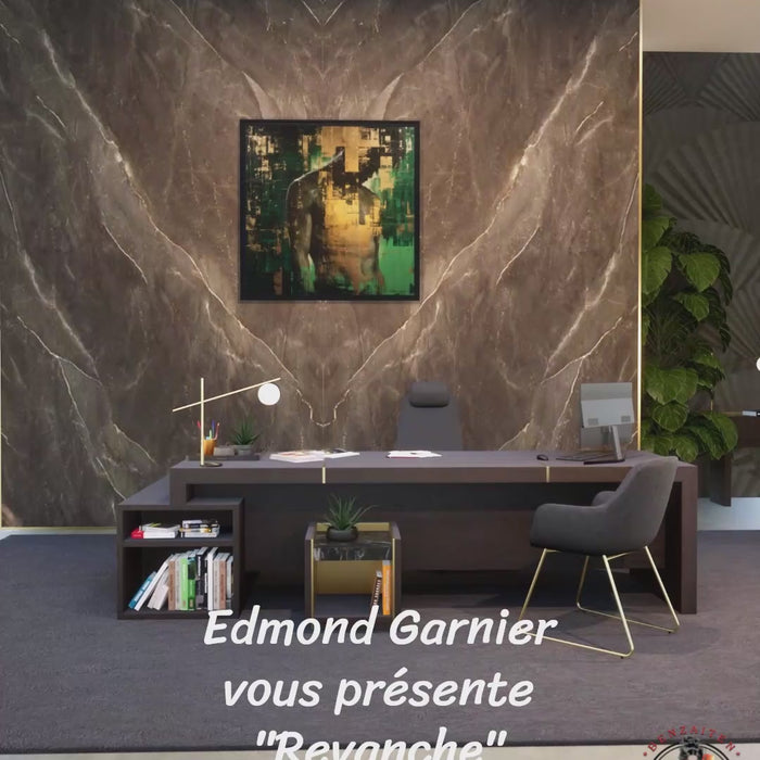 Revanche – Peinture figurative introspective par Edmond Garnier
