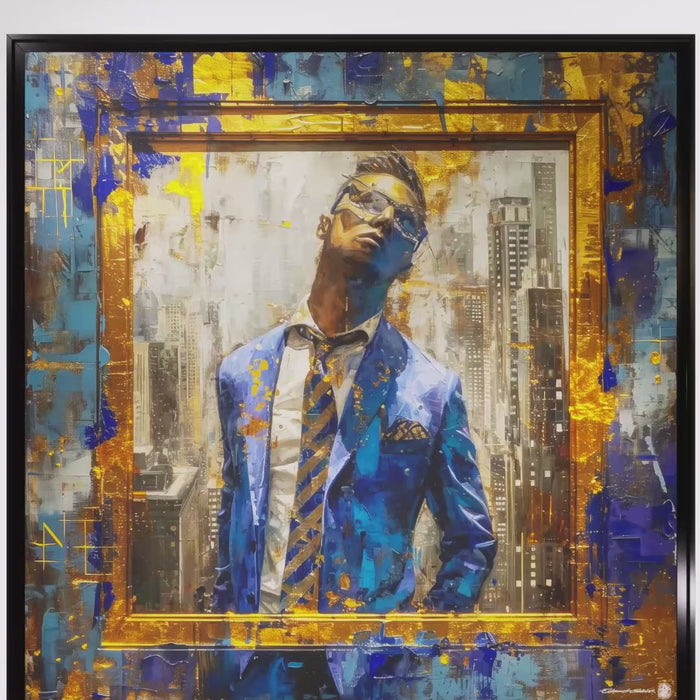 Espérance – Peinture figurative introspective par Edmond Garnier