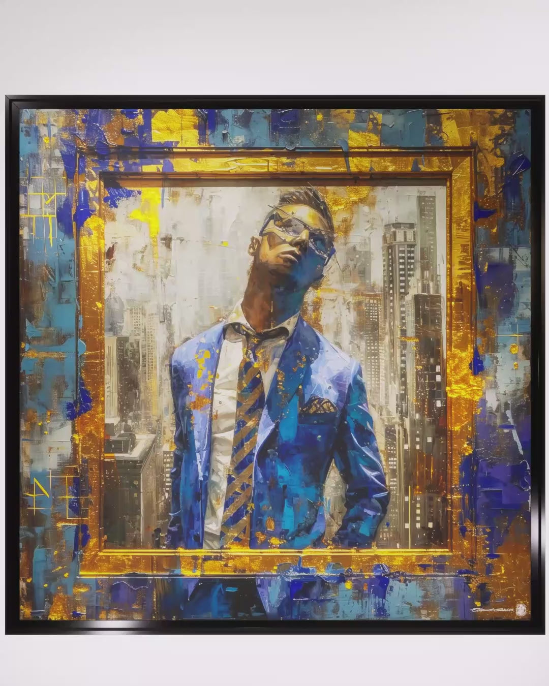 Espérance – Peinture figurative introspective par Edmond Garnier