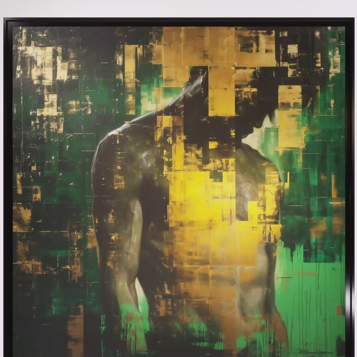 Revanche – Peinture figurative introspective par Edmond Garnier
