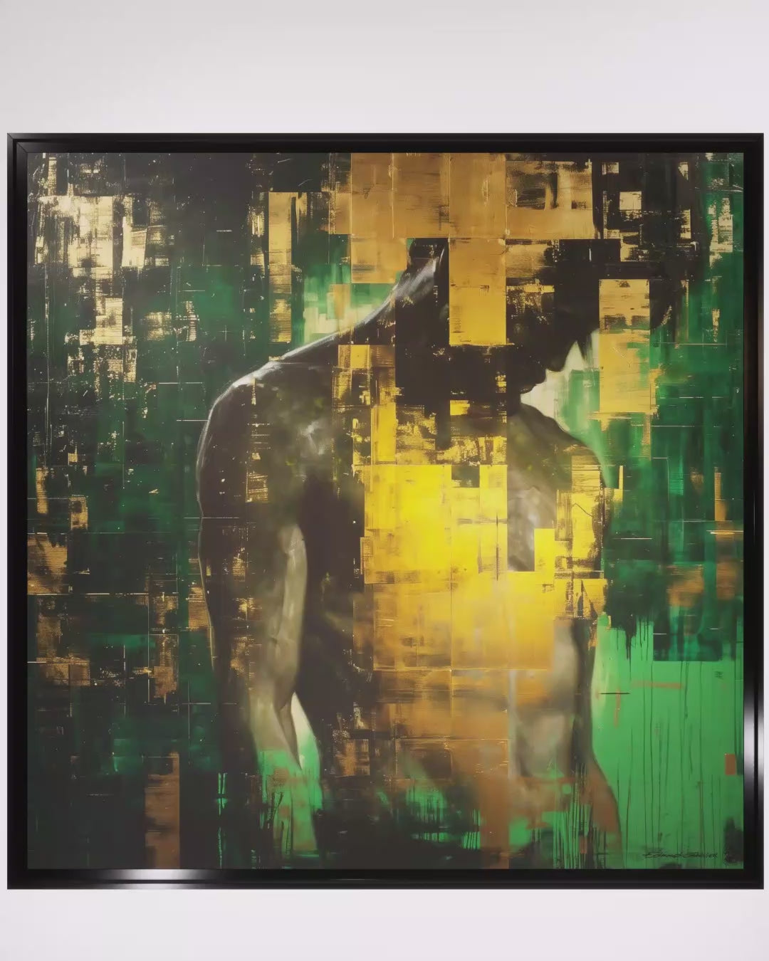 Revanche – Peinture figurative introspective par Edmond Garnier