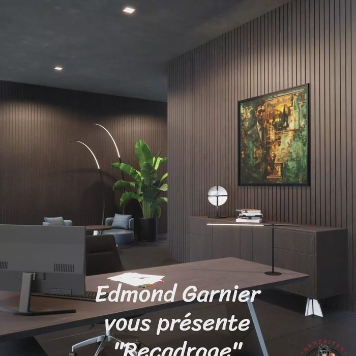 Recadrage – Peinture figurative introspective par Edmond Garnier
