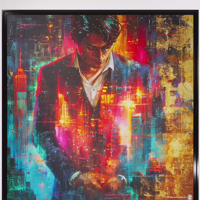 Réflexion – Peinture figurative introspective par Edmond Garnier