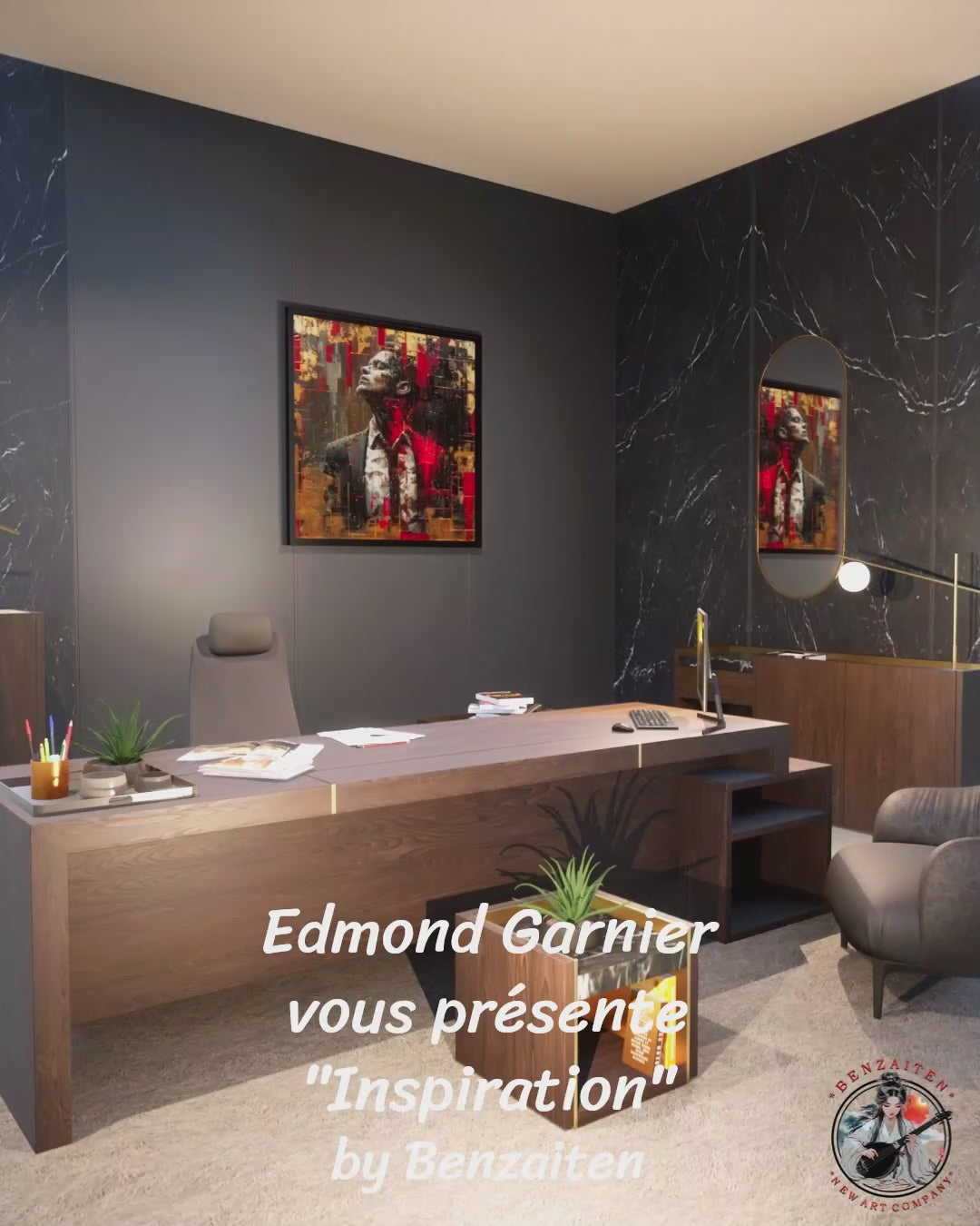 Inspiration – Peinture figurative introspective par Edmond Garnier