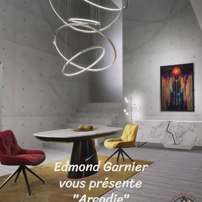 Arcadie – Peinture futuriste introspective par Edmond Garnier